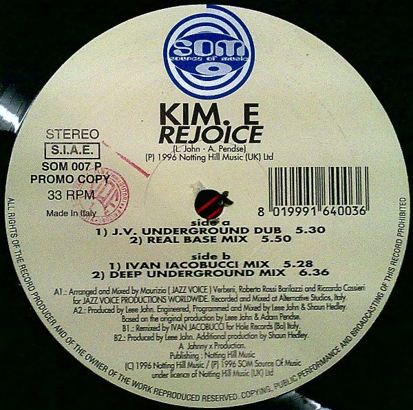 Kim. E - Rejoice | Source Of Music (SOM 007 P)