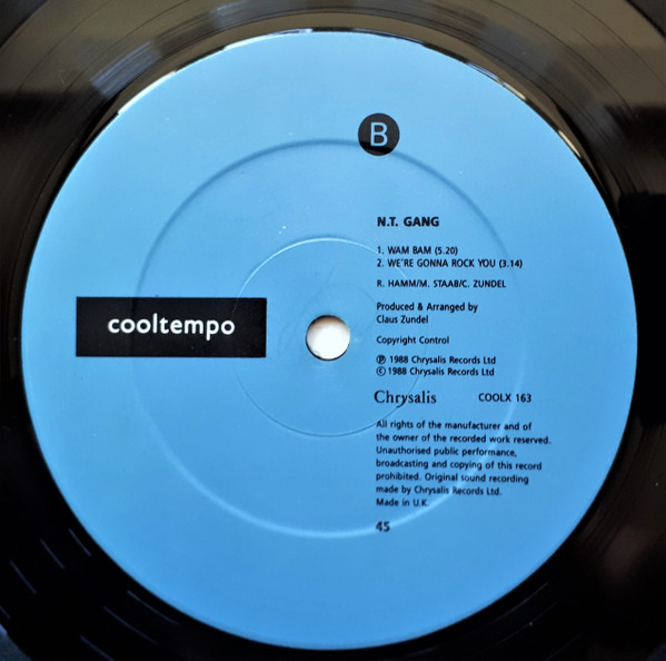 N.T. Gang - Wam Bam | Cooltempo (COOLX 163) - 4