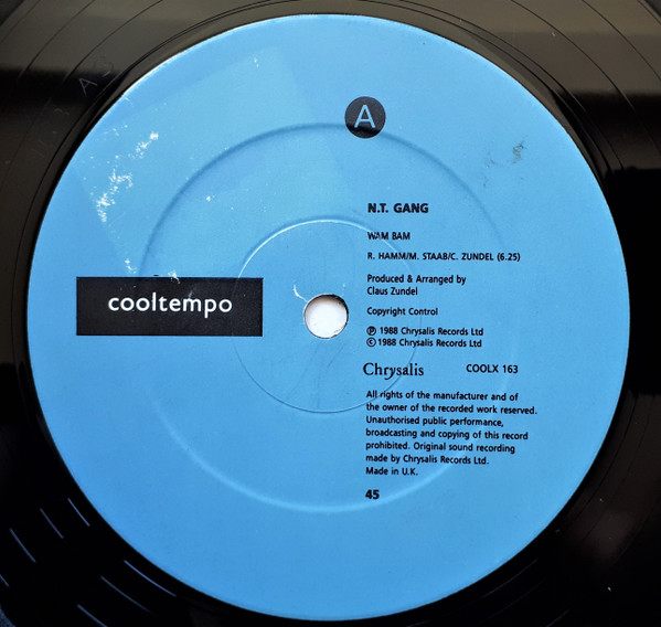 N.T. Gang - Wam Bam | Cooltempo (COOLX 163) - 3