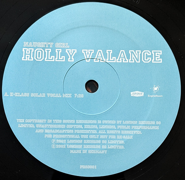 Holly Valance - Naughty Girl | London Records (PRO3691) - 3 Holly Valance - Naughty Girl | London Records (PRO3691) - 3
