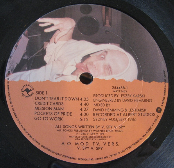 V.Spy V.Spy - A.O. Mod. TV. Vers. LP | WEA (254458-1) - 3 V.Spy V.Spy - A.O. Mod. TV. Vers. LP | WEA (254458-1) - 3