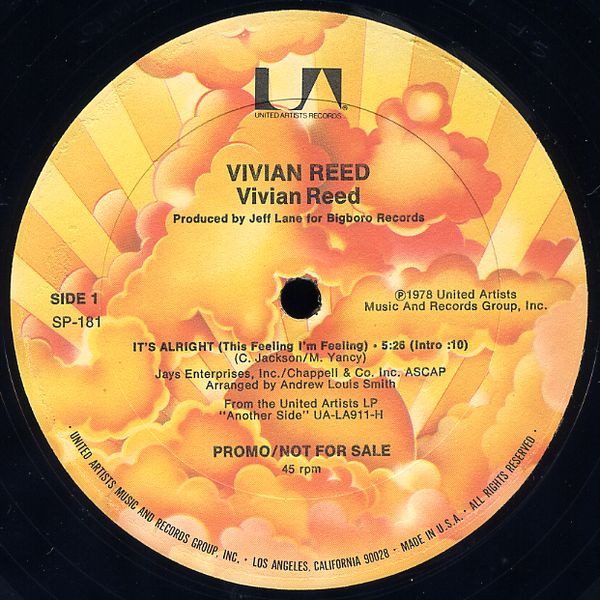 Vivian Reed - This Feeling / Sweet Harmony | United Artists Records (SP-181) - 2 Vivian Reed - This Feeling / Sweet Harmony | United Artists Records (SP-181) - 2