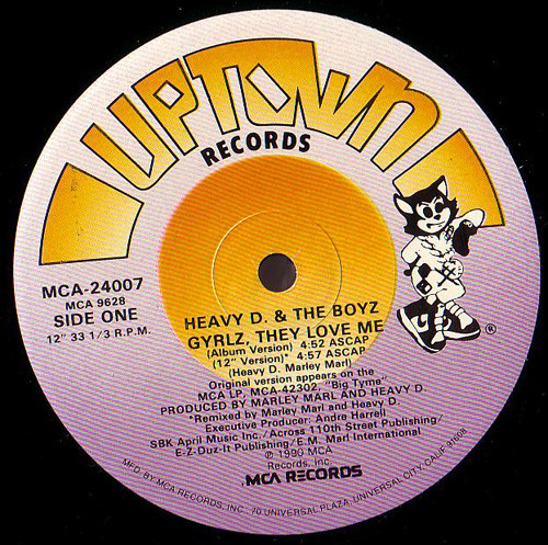 Heavy D. & The Boyz - Gyrlz, They Love Me | Uptown Records (MCA-24007) - 2 Heavy D. & The Boyz - Gyrlz, They Love Me | Uptown Records (MCA-24007) - 2