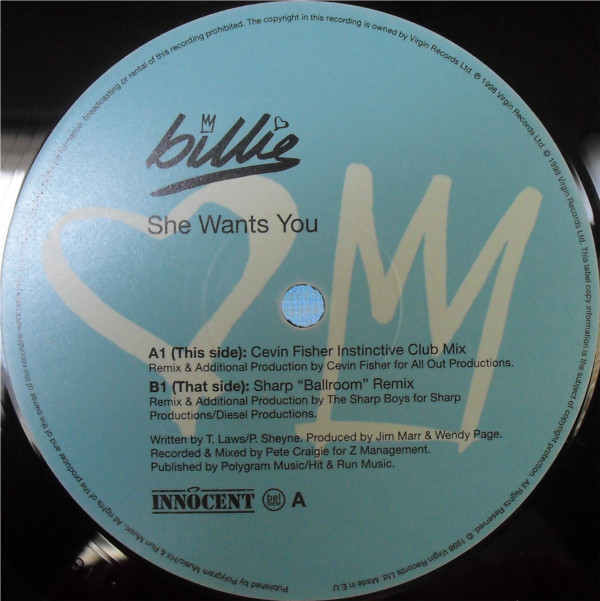 Billie - She Wants You | Innocent (SINTXXDJ6) - 2 Billie - She Wants You | Innocent (SINTXXDJ6) - 2