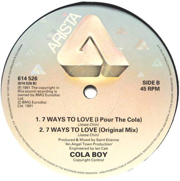 Cola Boy - 7 Ways To Love | Arista (614 526) - 4 Cola Boy - 7 Ways To Love | Arista (614 526) - 4