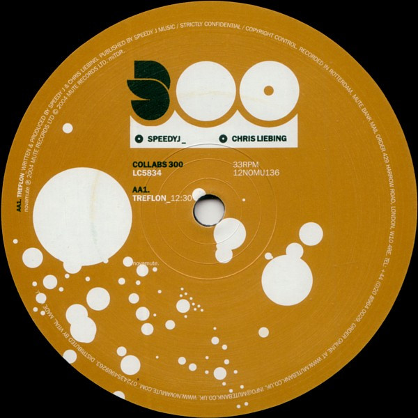 SpeedyJ  &  Chris Liebing - Collabs 300 | NovaMute (12NOMU136) - 4