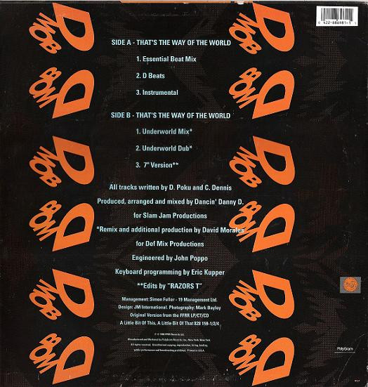D Mob With Cathy Dennis - That's The Way Of The World | FFRR (886 981-1) - 2