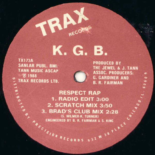 K. G. B. - Respect Rap | Trax Records (TX173)