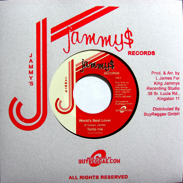 Tonto Irie - World's Best Lover | Jammy's Records (JAM EU 001) - main