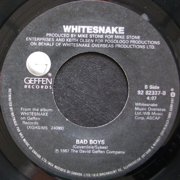 Whitesnake - Is This Love | Geffen Records (92 82337) - 2