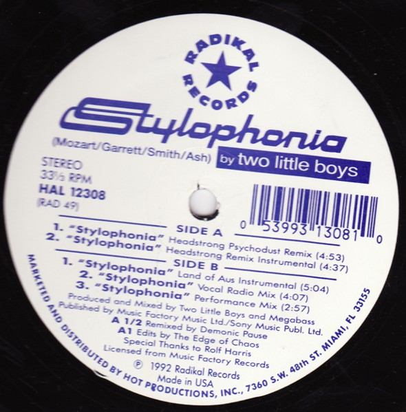 Two Little Boys - Stylophonia | Radikal Records (RAD 49)