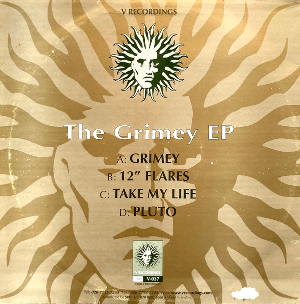 Dillinja - The Grimey EP | V Recordings (V-037) - 2