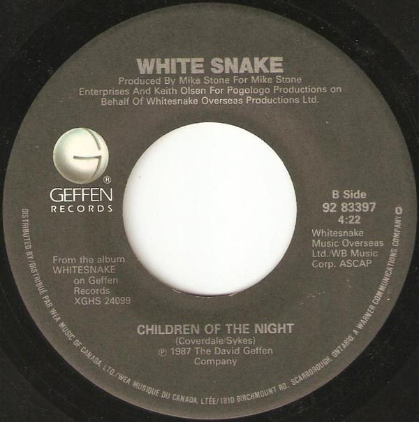White Snake - Here I Go Again | Geffen Records (92 83397) - 2