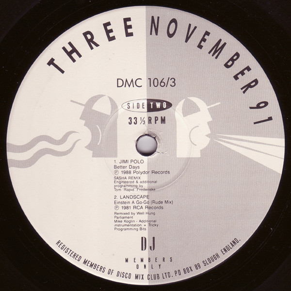 Various - November 91 - Three | DMC (DMC 106/3) - 4