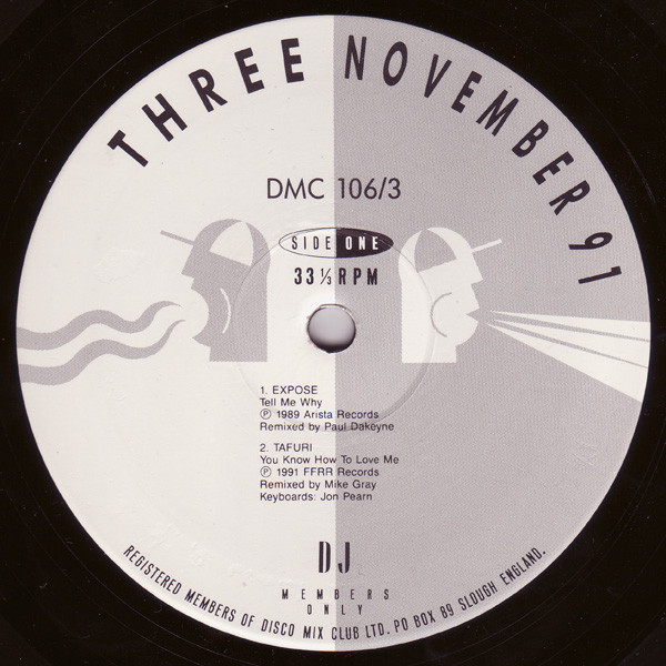 Various - November 91 - Three | DMC (DMC 106/3) - 3