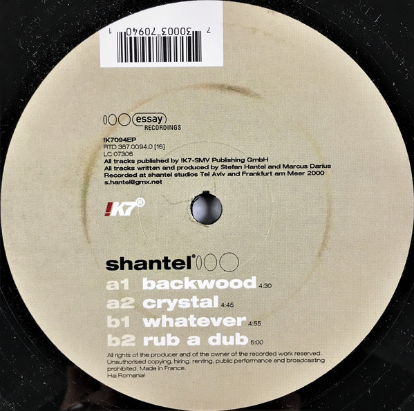 Shantel - Backwood | !K7 Records (!K7094EP)