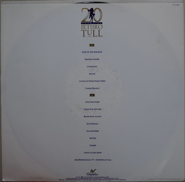 20 Years Of Jethro Tull - The Definitive Collection