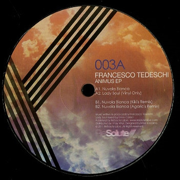 Francesco Tedeschi - Animus EP | Resolute Label (RES003) - main Francesco Tedeschi - Animus EP | Resolute Label (RES003) - main