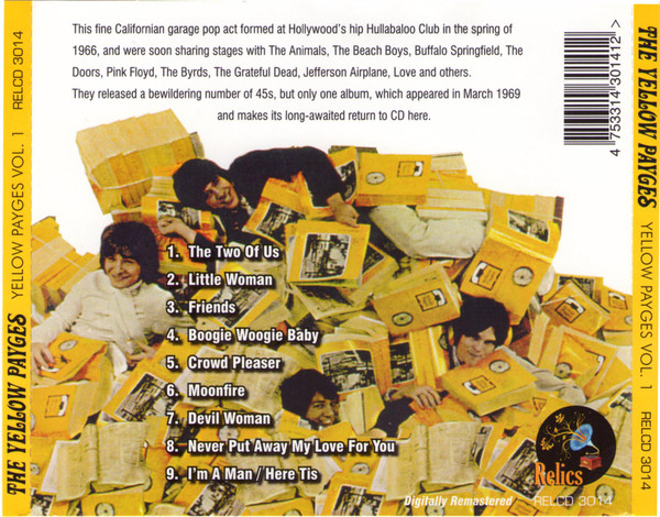The Yellow Payges - Volume 1 CD | Relics (RELCD 3014) - 2 The Yellow Payges - Volume 1 CD | Relics (RELCD 3014) - 2
