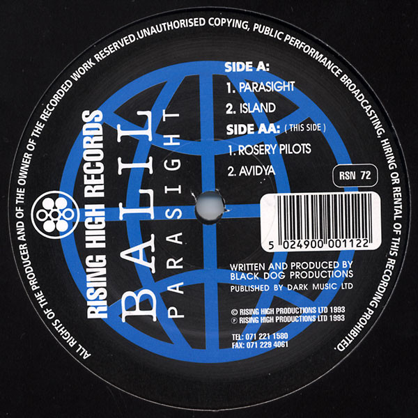 Balil - Parasight | Rising High Records (RSN 72)
