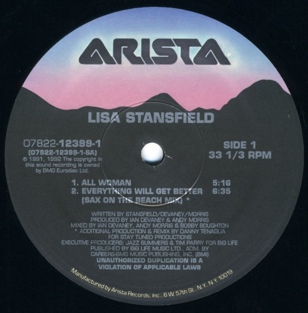 Lisa Stansfield - All Woman | Arista (07822-12399-1) - 3 Lisa Stansfield - All Woman | Arista (07822-12399-1) - 3