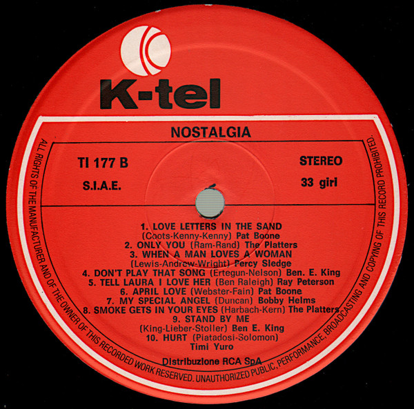 Various - Nostalgia | K-Tel (TI 177) - 4