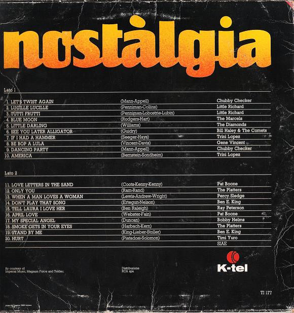 Various - Nostalgia | K-Tel (TI 177) - 2
