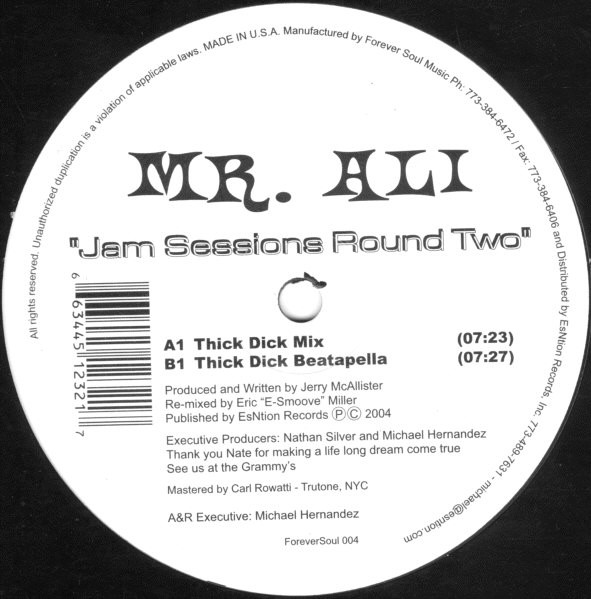Mr. Ali - Jam Sessions Round Two | Forever Soul Music (ForeverSoul 004) - 2