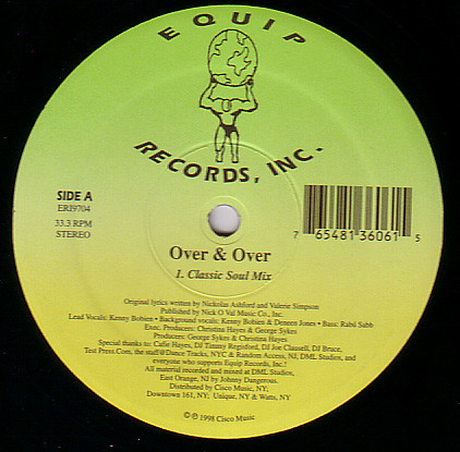 Kenny Bobien - Over & Over | Equip Records (ERI9704)
