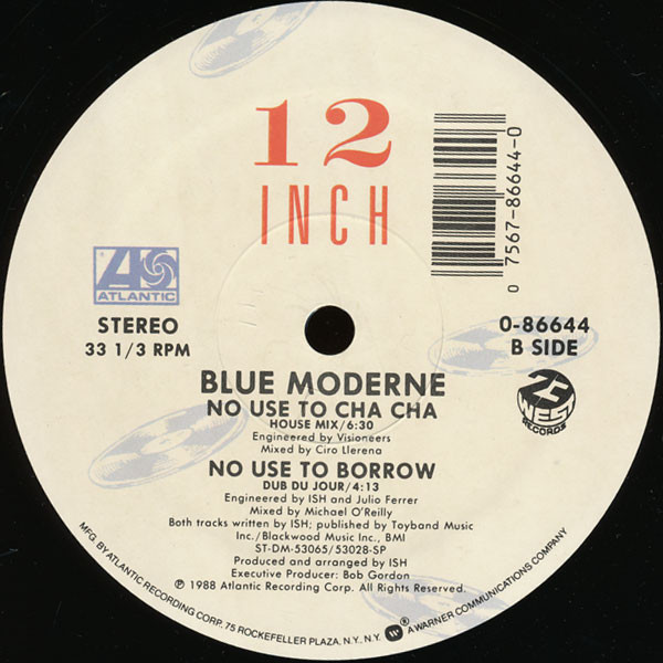 Blue Moderne - No Use To Borrow | Atlantic (0-86644) - 2 Blue Moderne - No Use To Borrow | Atlantic (0-86644) - 2