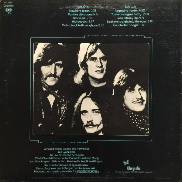Ten Years After - Positive Vibrations [Vinyl] | Columbia (PC 32851) - 2