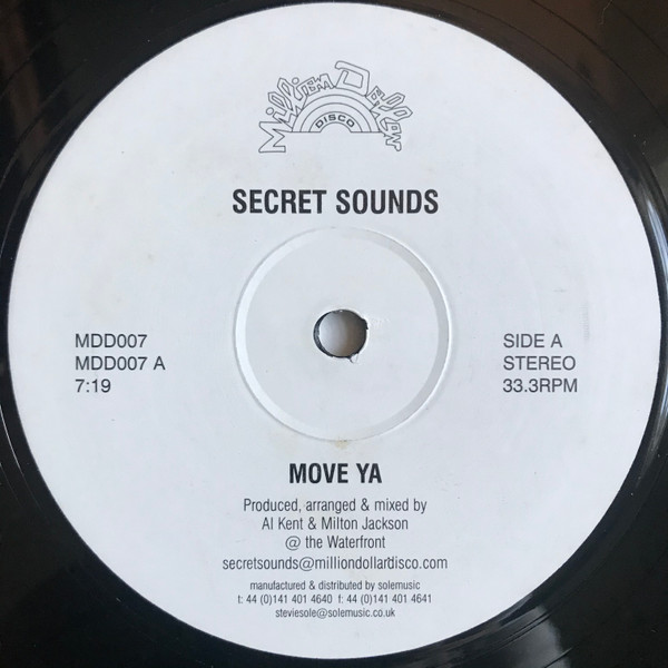 Secret Sounds - Shake You Up / Move Ya | Million Dollar Disco (MDD007)