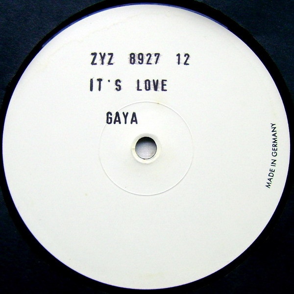 Gaya' - It's Love | ZYX Music (ZYX 8927 12) - main