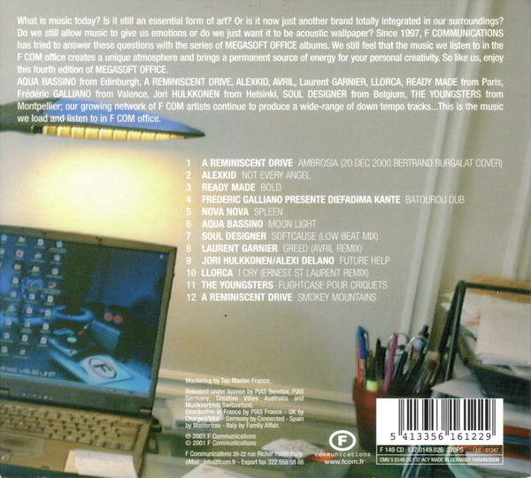Various - Megasoft Office 2001 | F Communications (F 149 CD) - 2