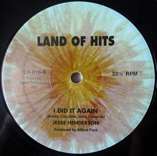 Jesse Henderson - I Did It Again | Land Of Hits (LH-816) - main