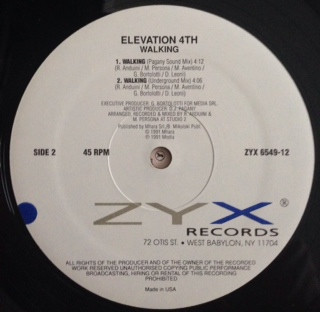 Elevation 4th - Walking | ZYX Records (ZYX 6549-12) - 4 Elevation 4th - Walking | ZYX Records (ZYX 6549-12) - 4