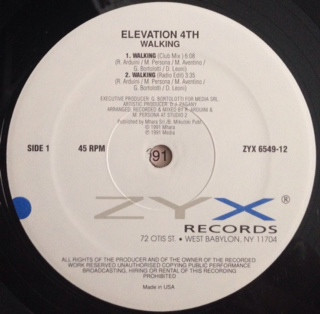 Elevation 4th - Walking | ZYX Records (ZYX 6549-12) - 3 Elevation 4th - Walking | ZYX Records (ZYX 6549-12) - 3