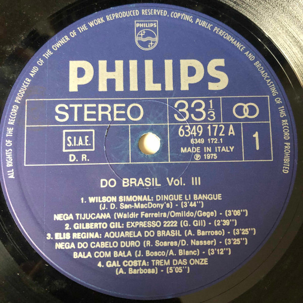 Various - Do Brasil Vol.3 | Philips (6349 172 A) - 3 Various - Do Brasil Vol.3 | Philips (6349 172 A) - 3