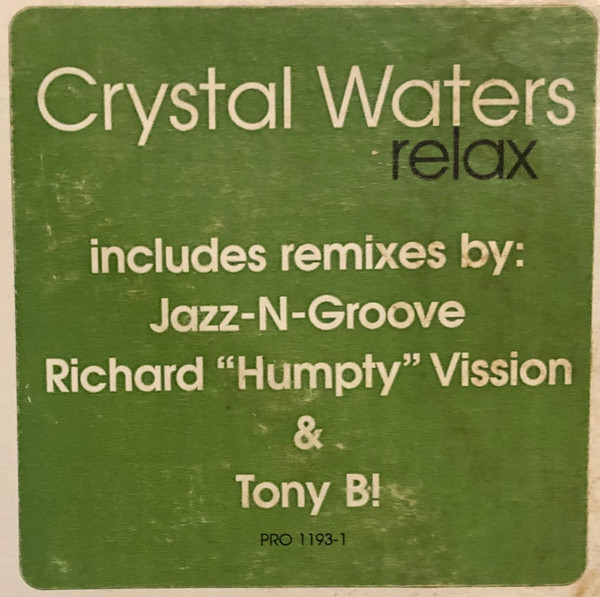 Crystal Waters - Relax | Mercury (PRO 1193-1) - 3 Crystal Waters - Relax | Mercury (PRO 1193-1) - 3