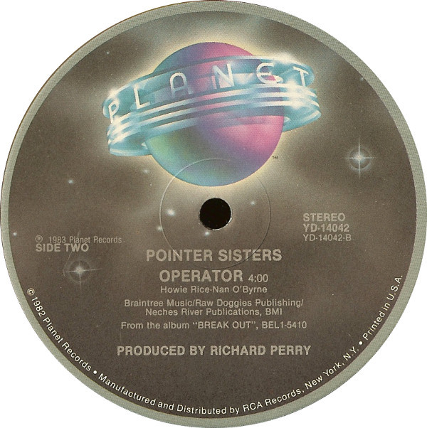 Pointer Sisters - Baby Come And Get It b/w Operator | Planet (YD-14042) - 4 Pointer Sisters - Baby Come And Get It b/w Operator | Planet (YD-14042) - 4