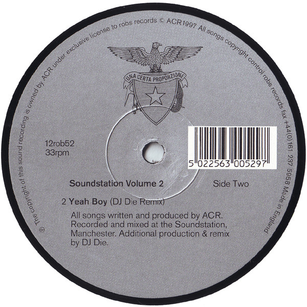 A Certain Ratio - Soundstation Volume 2 | Robs Records (12rob52) - 2