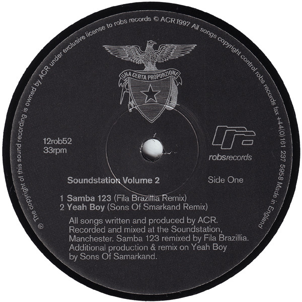A Certain Ratio - Soundstation Volume 2 | Robs Records (12rob52)