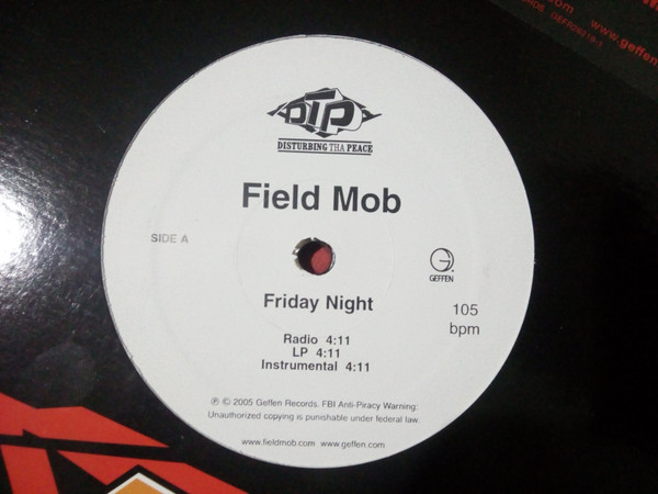 Field Mob - Friday Night / My Wheels | Geffen Records (GEFR26219-1) - 2