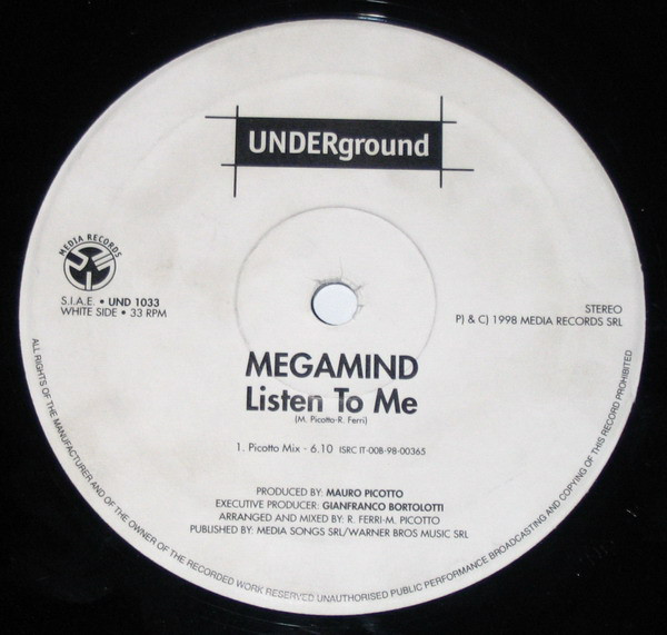 Megamind - Listen To Me | Underground (UND 1033) - main