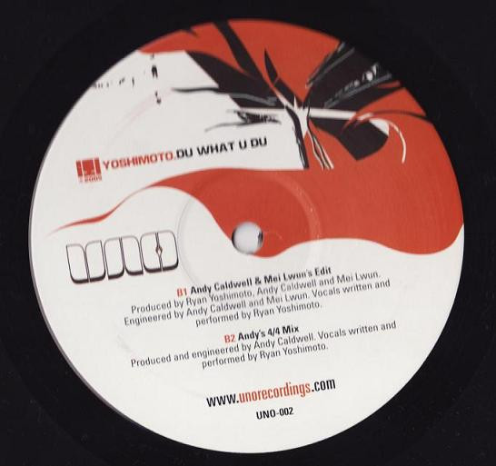 Yoshimoto - Du What U Du | Uno Recordings (UNO-002) - 3
