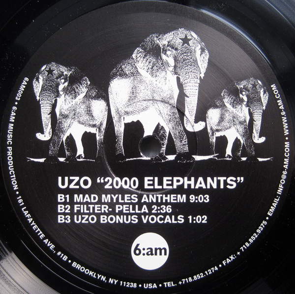 Uzo - 2000 Elephants | 6:am (6AM003) - 4 Uzo - 2000 Elephants | 6:am (6AM003) - 4