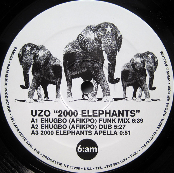 Uzo - 2000 Elephants | 6:am (6AM003) - 3 Uzo - 2000 Elephants | 6:am (6AM003) - 3