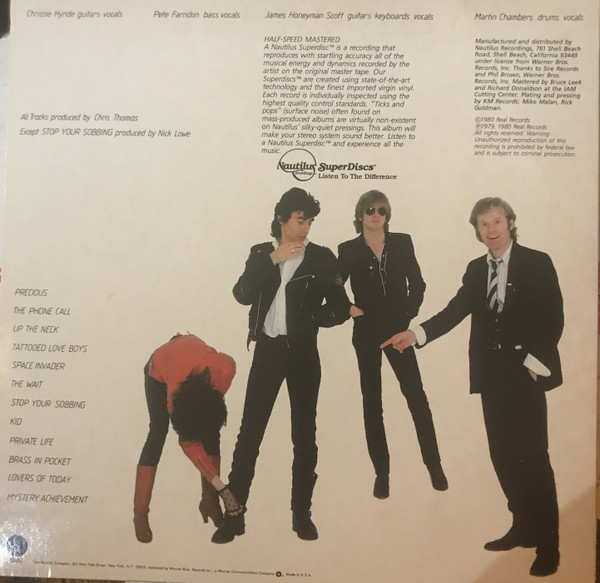 Pretenders - Pretenders | Nautilus Recordings (NR 38) - 2