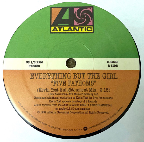 Everything But The Girl - Five Fathoms | Atlantic (0-84530) - 5 Everything But The Girl - Five Fathoms | Atlantic (0-84530) - 5