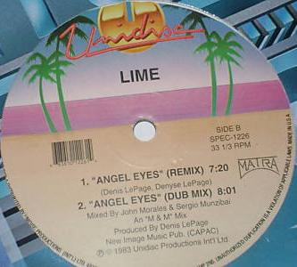 Lime - Guilty (Remix) / Angel Eyes (Remix) | Unidisc (SPEC-1226) - main
